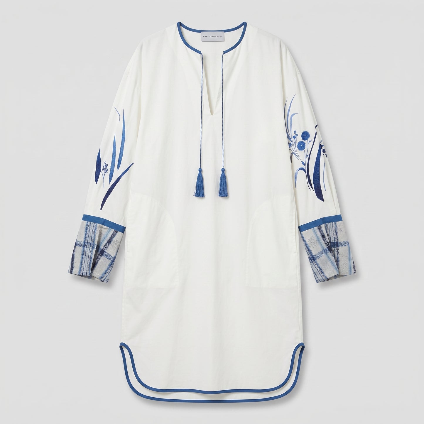 Embroidered Tassel Kaftan Dress