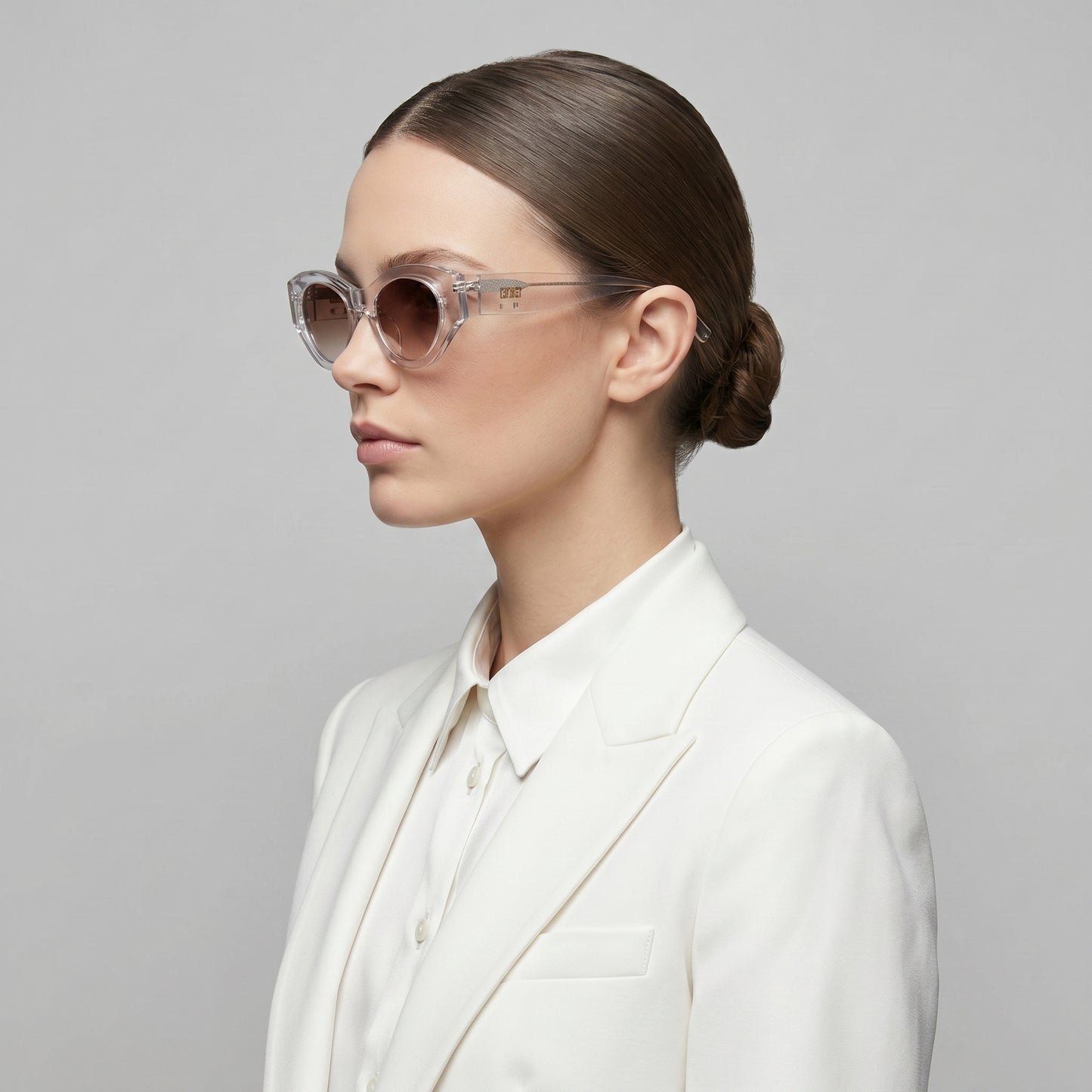 Transparent Cat Eye Sunglasses