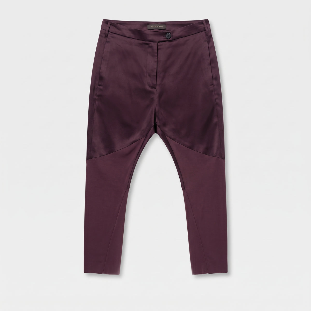 Satin Panel Tailored Trousers