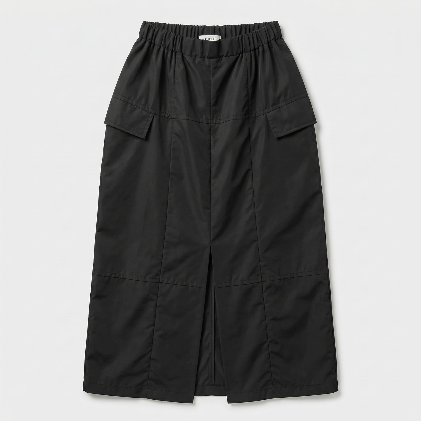 Black Cargo FLOOR LENGH Skirt