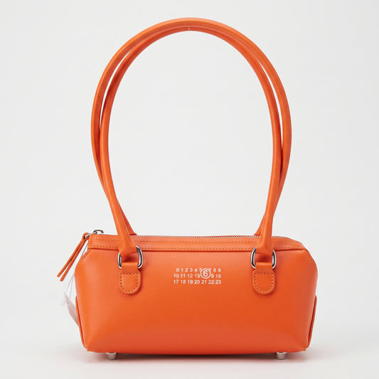 Vibrant Orange Barrel Shoulder Bag
