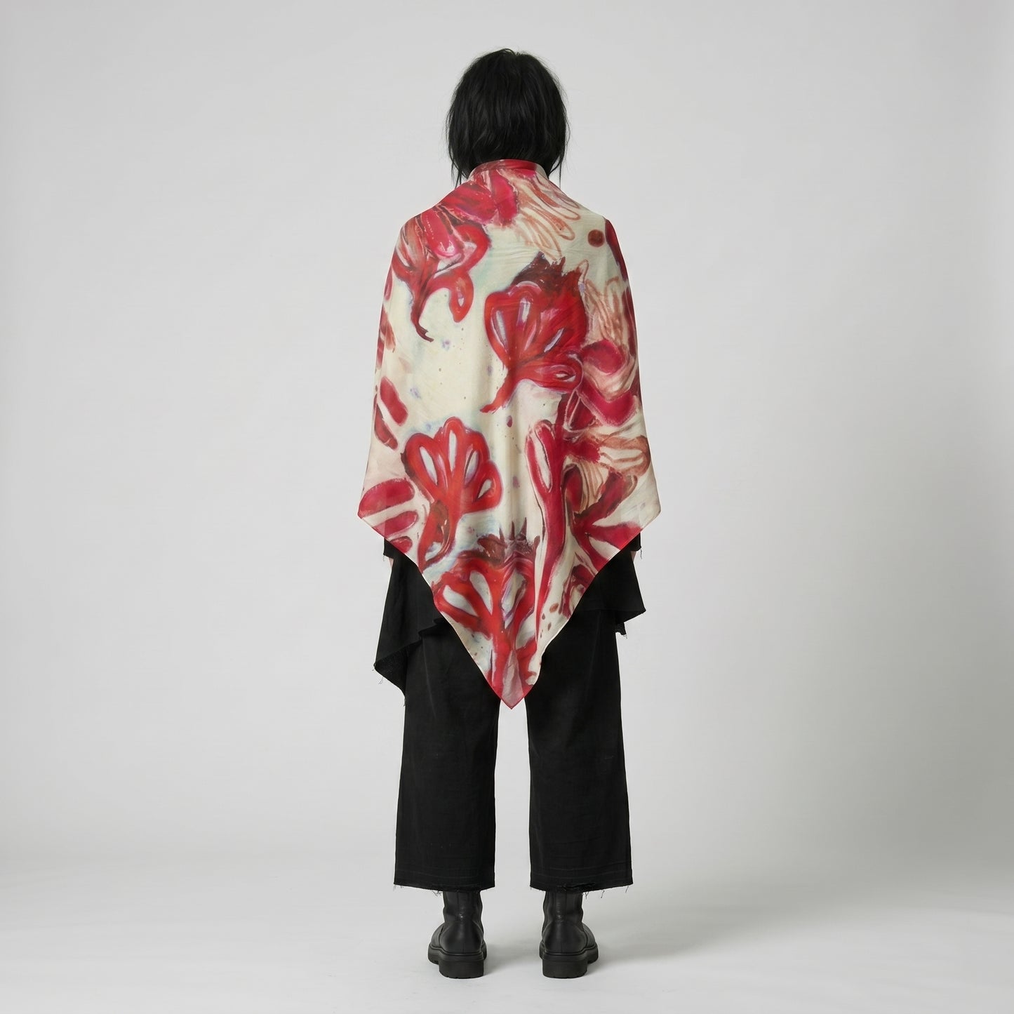 Artistic Floral Printed Scarf