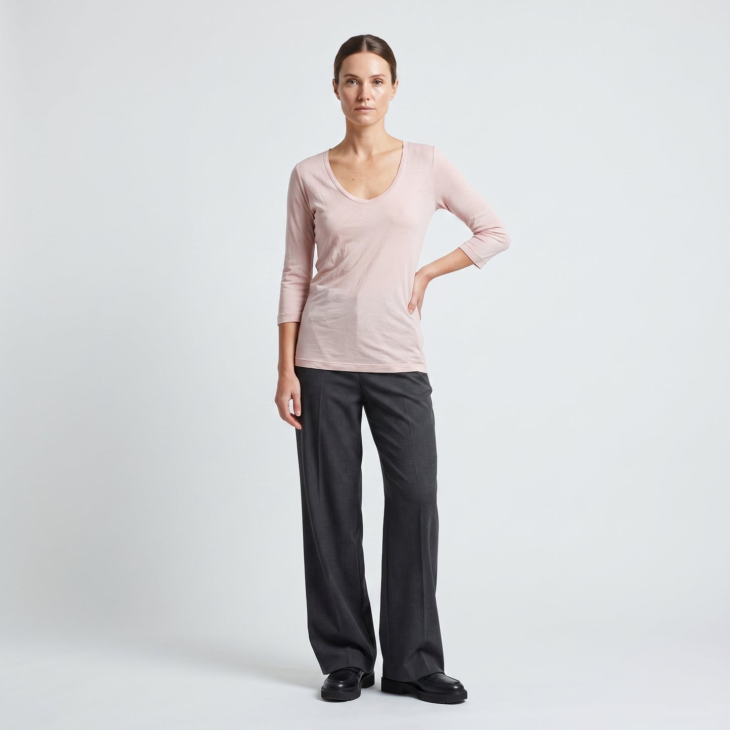 Essential Soft Pink V-Neck