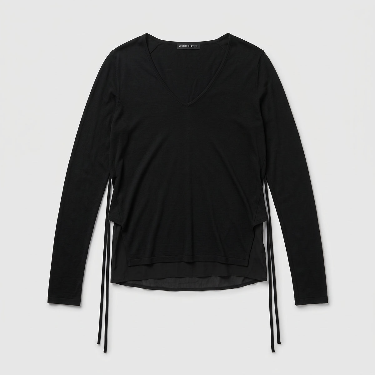 V-Neck Layered Side-Tie Top
