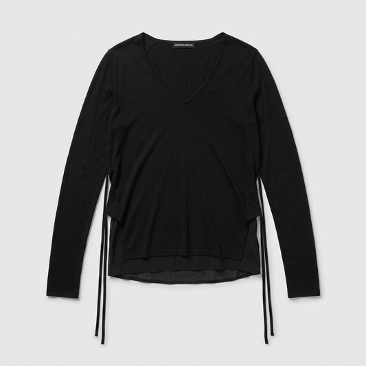 V-Neck Layered Side-Tie Top