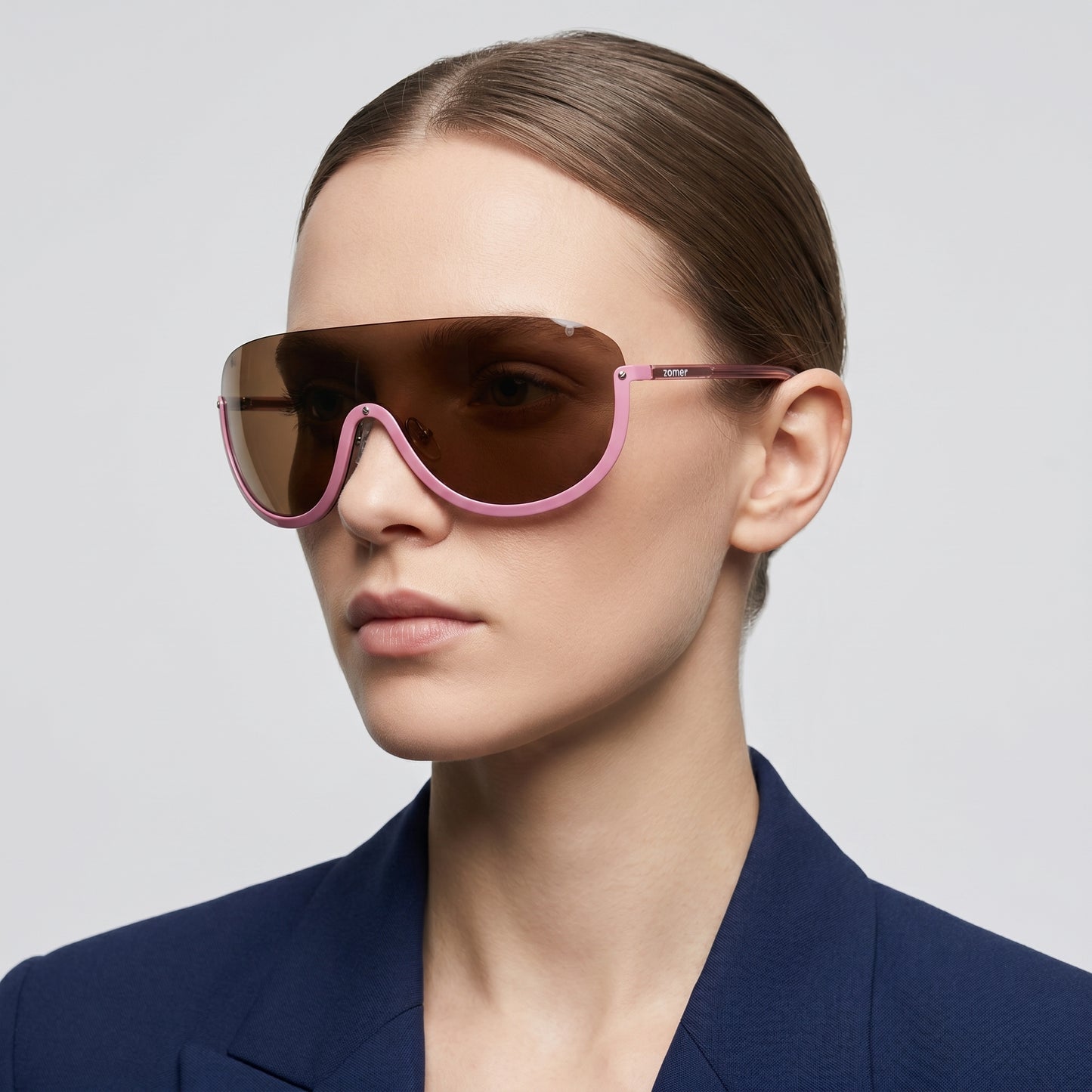 Futurist Pink Shield Sunglasses