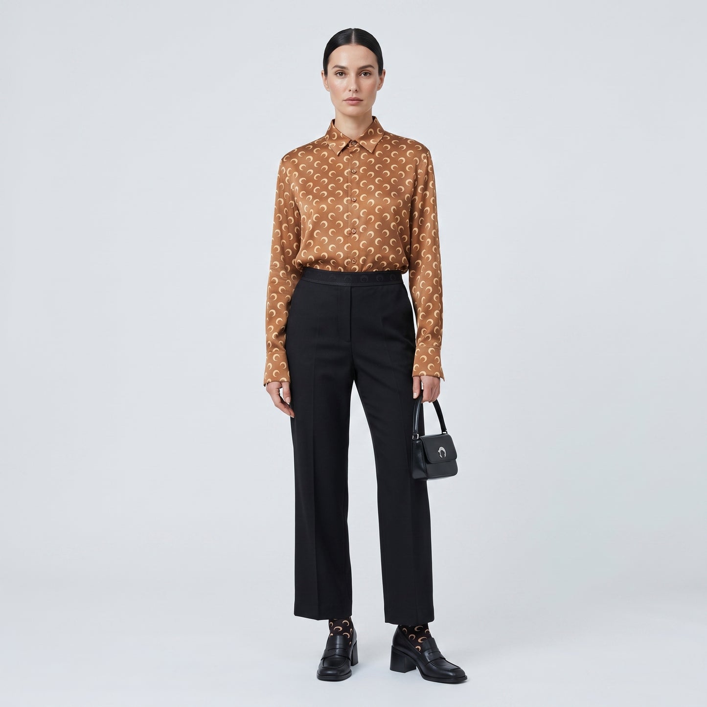 Monogram Printed Silk Shirt