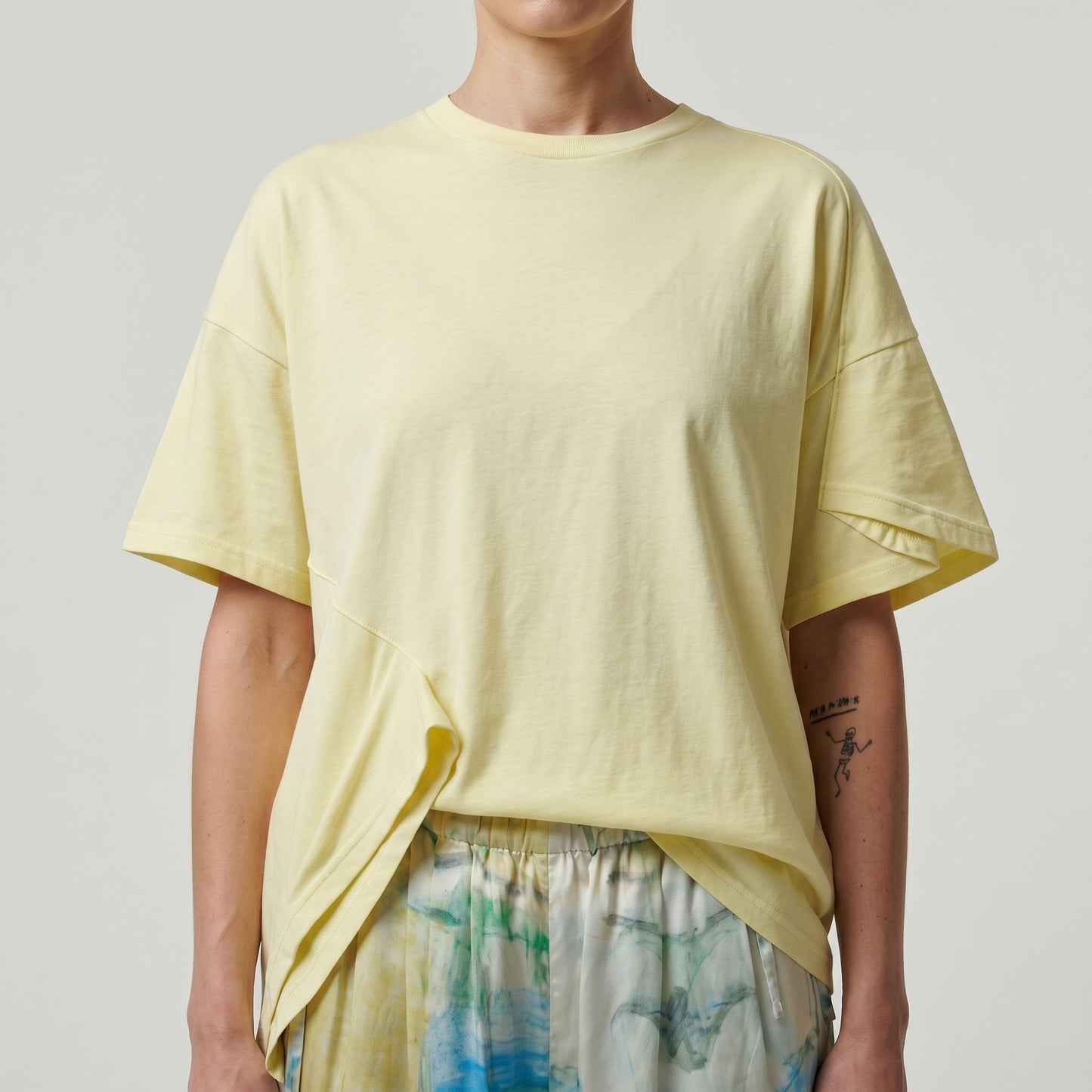 Pastel Oversized Layered T-Shirt