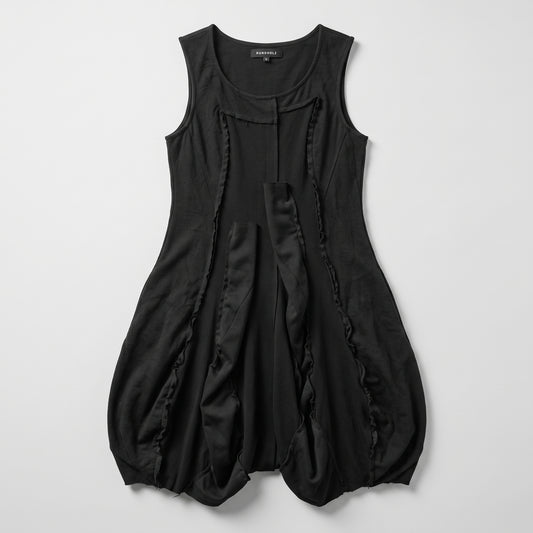 Structured Ruffled Sculptural Vest