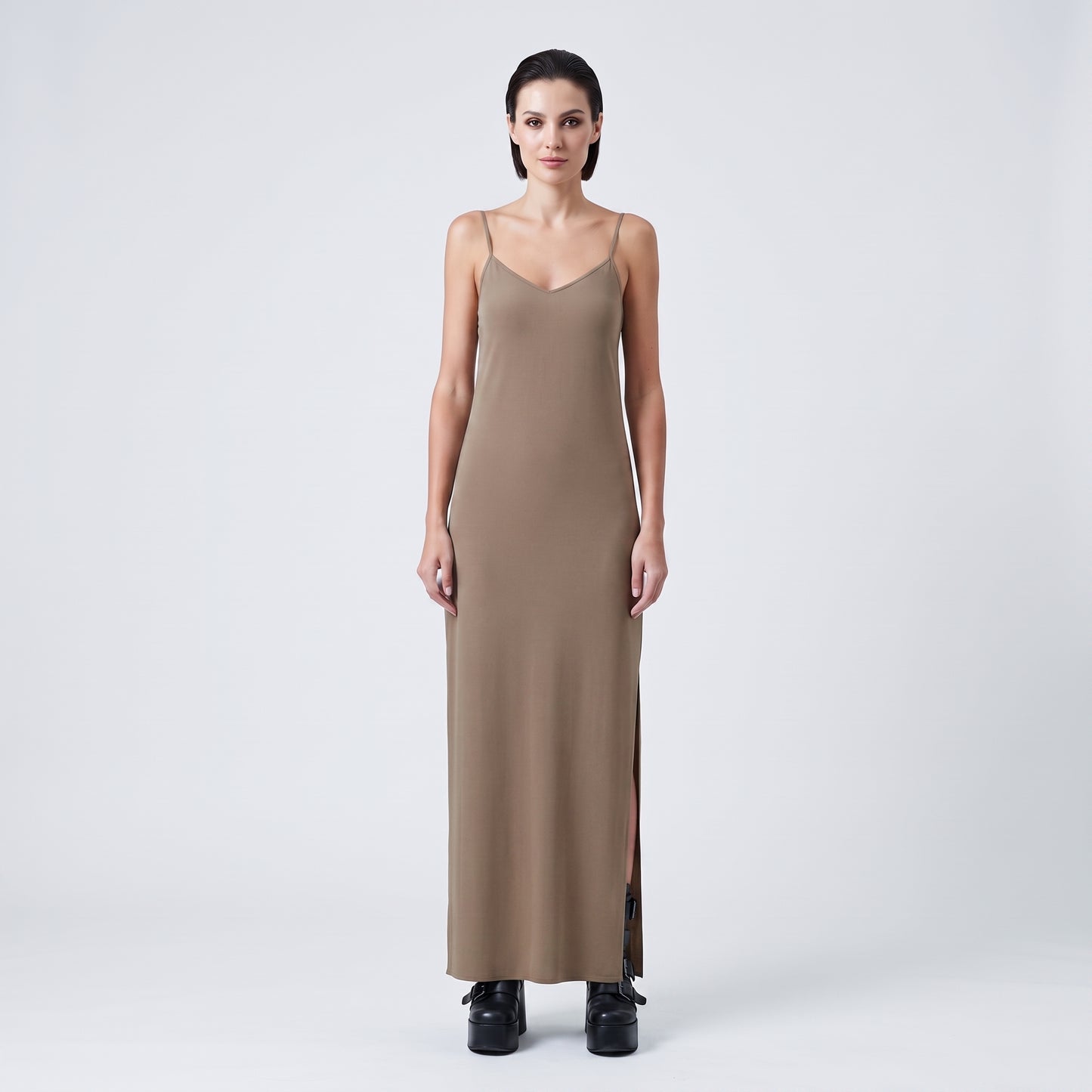 Minimalist Silk Slip Dress