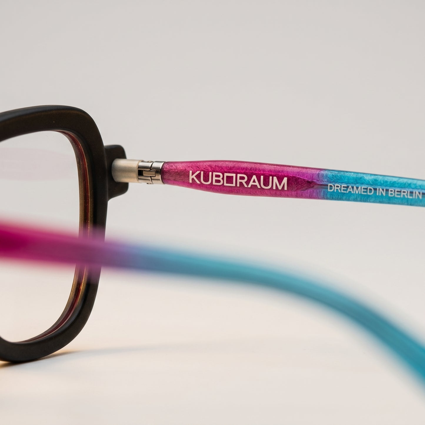 Sculptural Matte Black Optical Glasses