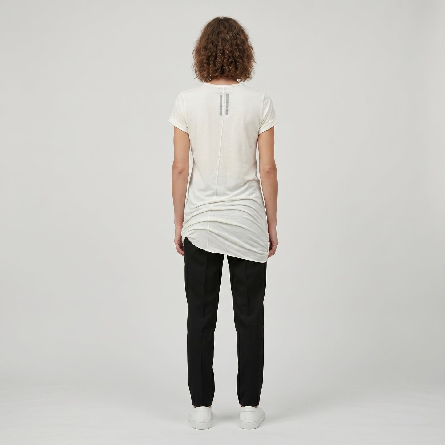 Classic Off-White Cotton Tee