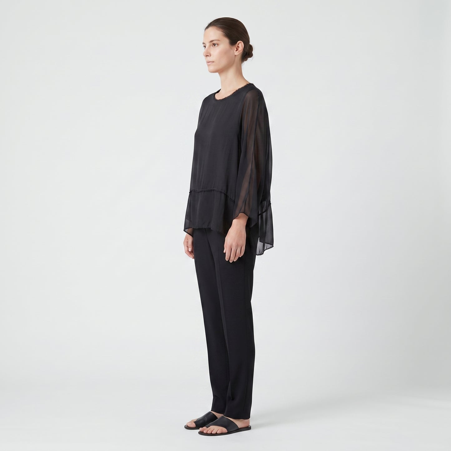 Sheer Ethereal Oversized Blouse