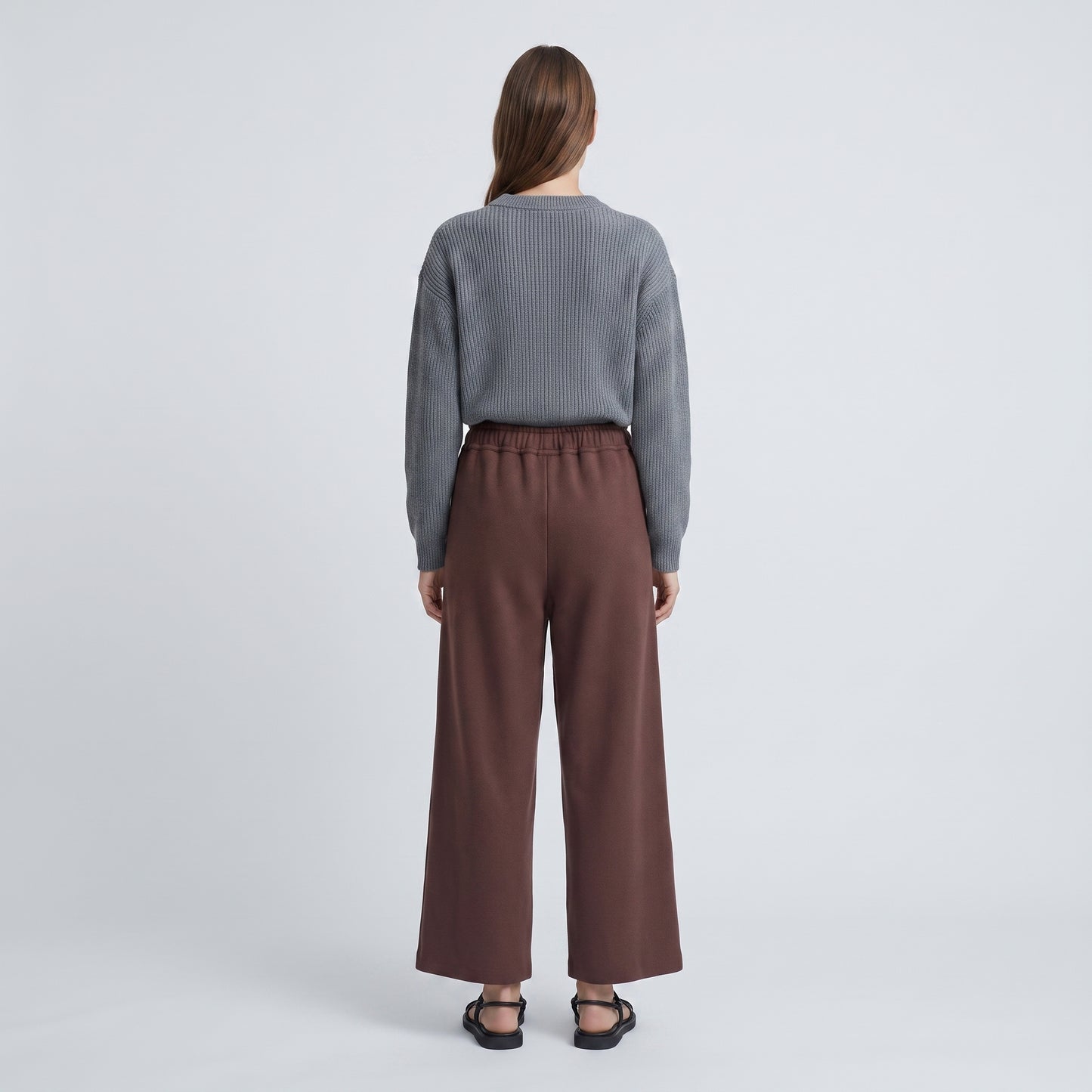 Essential Cotton Elastic Waist Trousers
