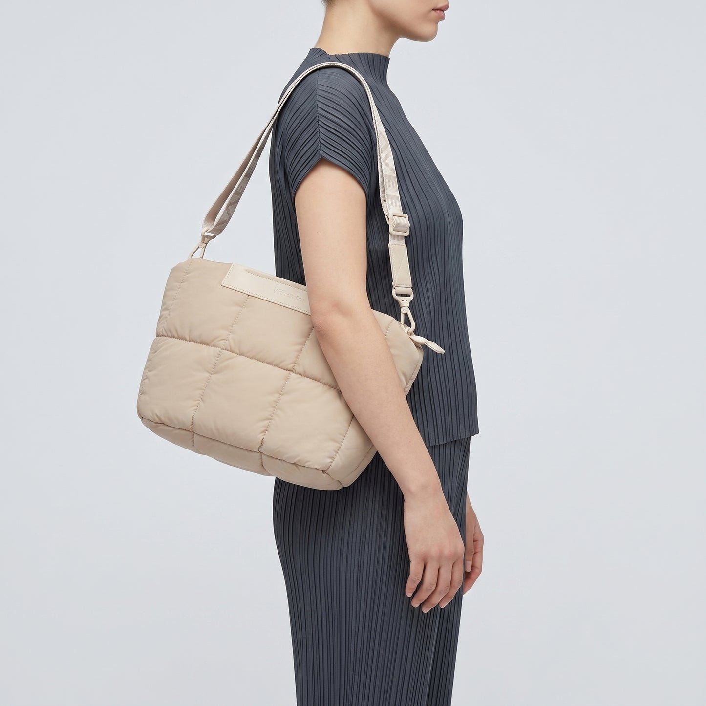 Quilted Puffer Clutch Pouch
