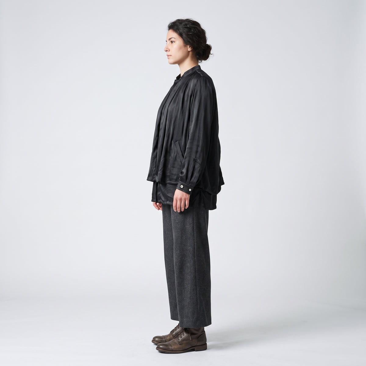 Structured Layered Black Jacket