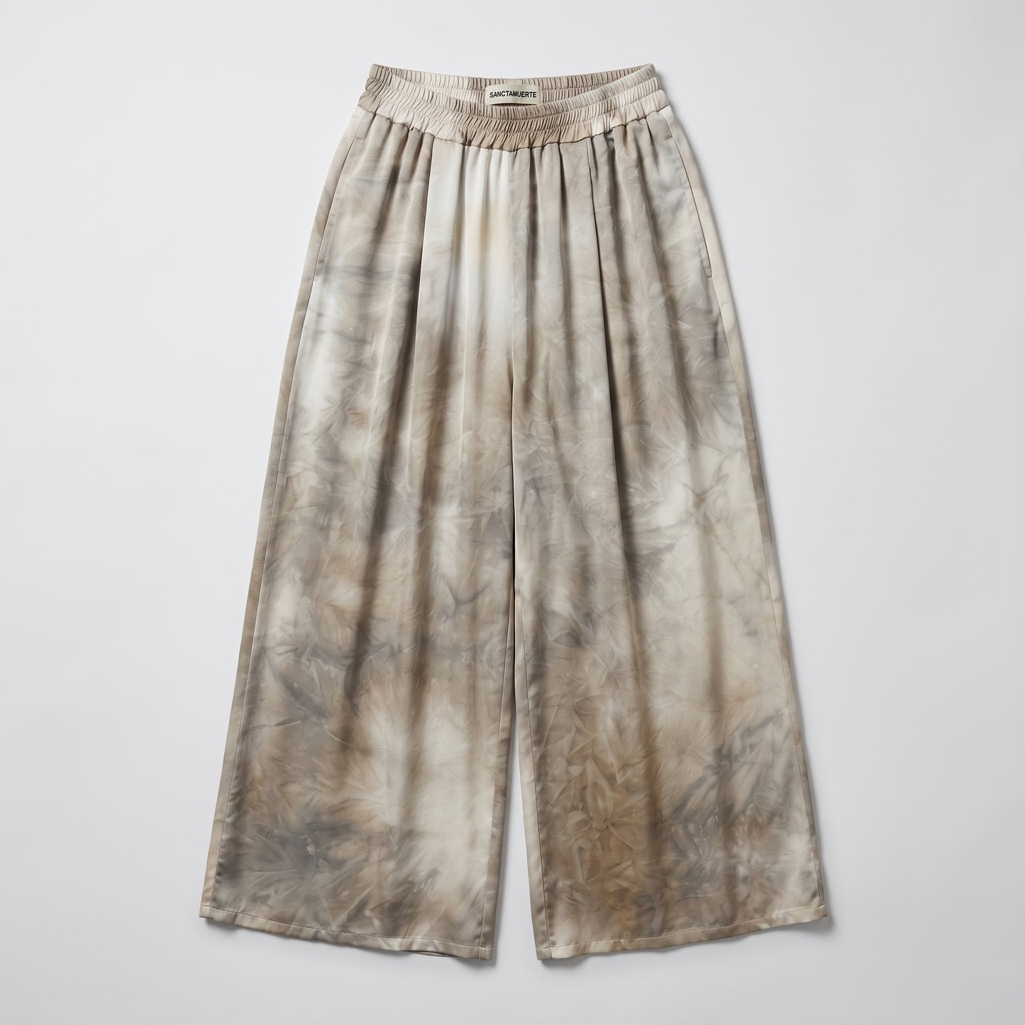 Abstract Tie-Dye Wide-Leg Trousers