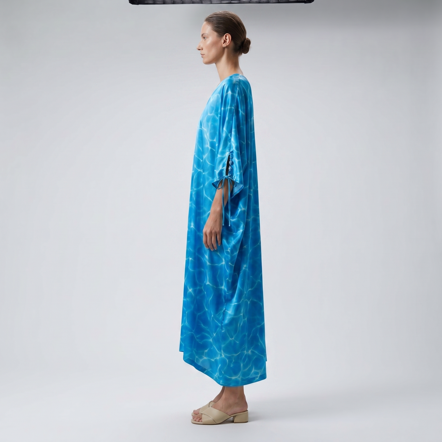 Abstract Water Print Kaftan