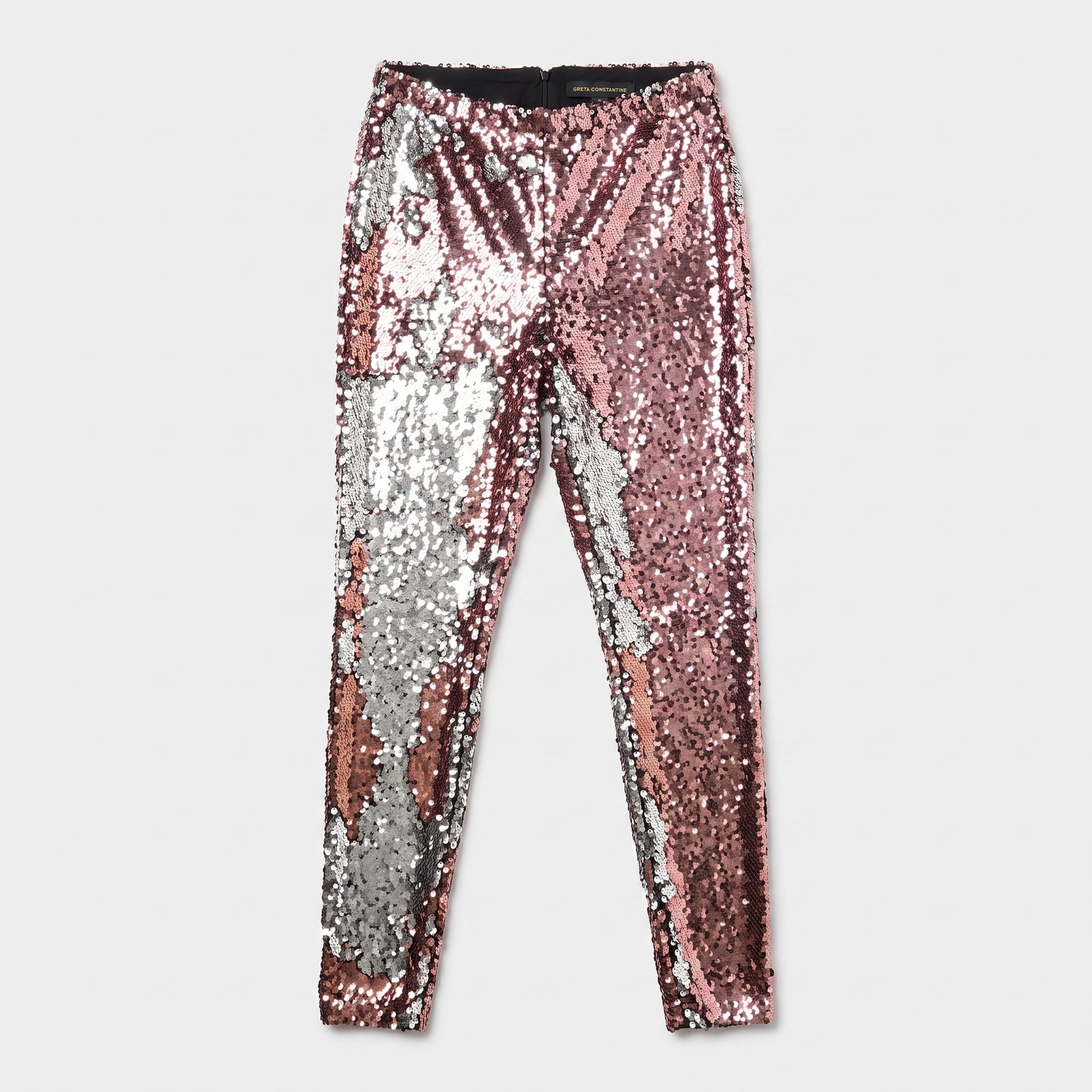 Metallic Sequin Embellished Trousers