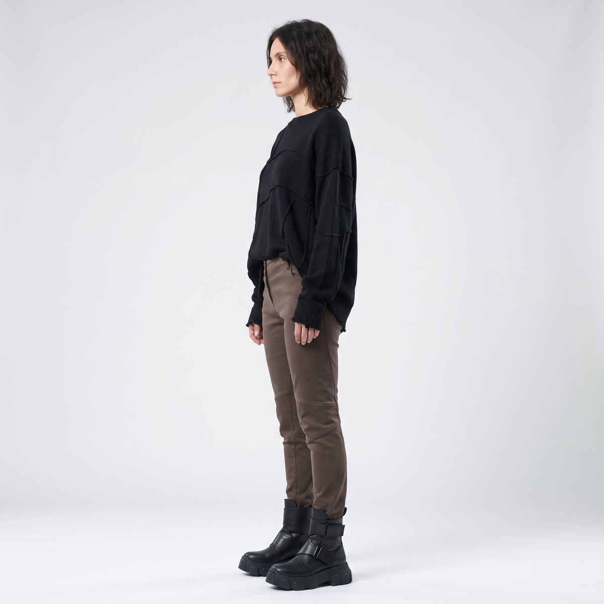 Slim Fit Coated Trousers