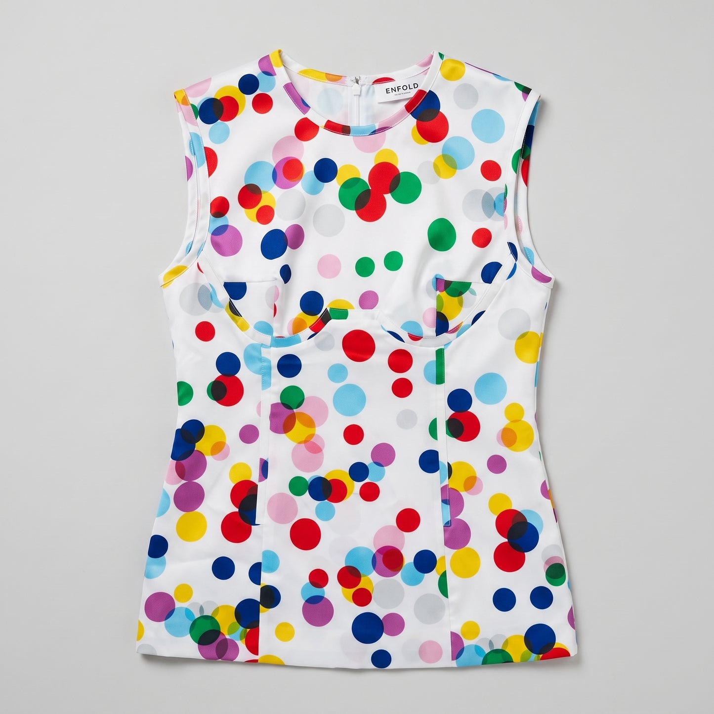 Polka Dot Bustier Top