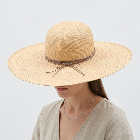 Wide Brim Straw Sun Hat