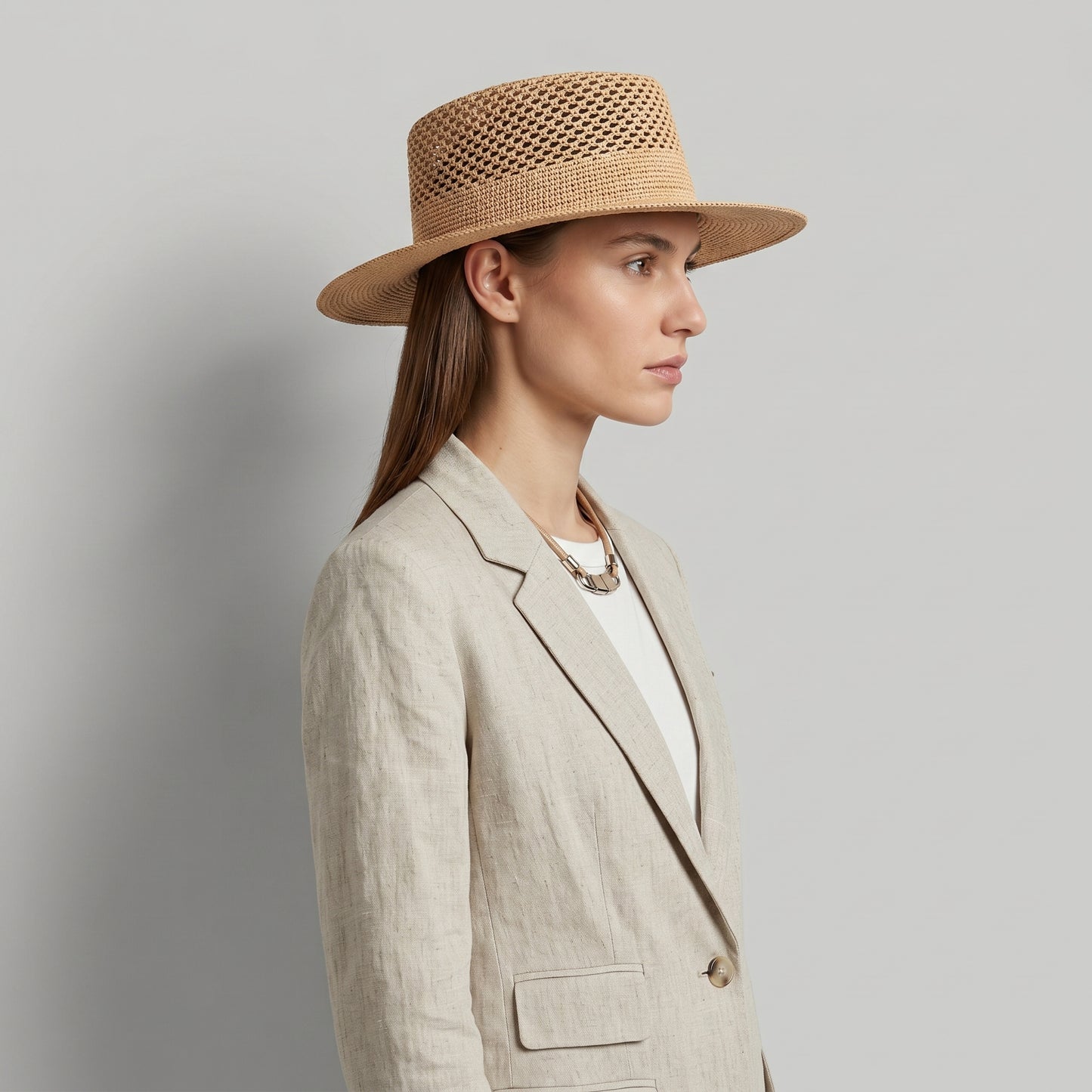 Packable Woven Straw Hat