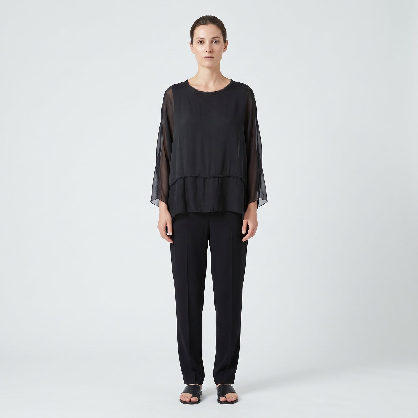 Sheer Ethereal Oversized Blouse