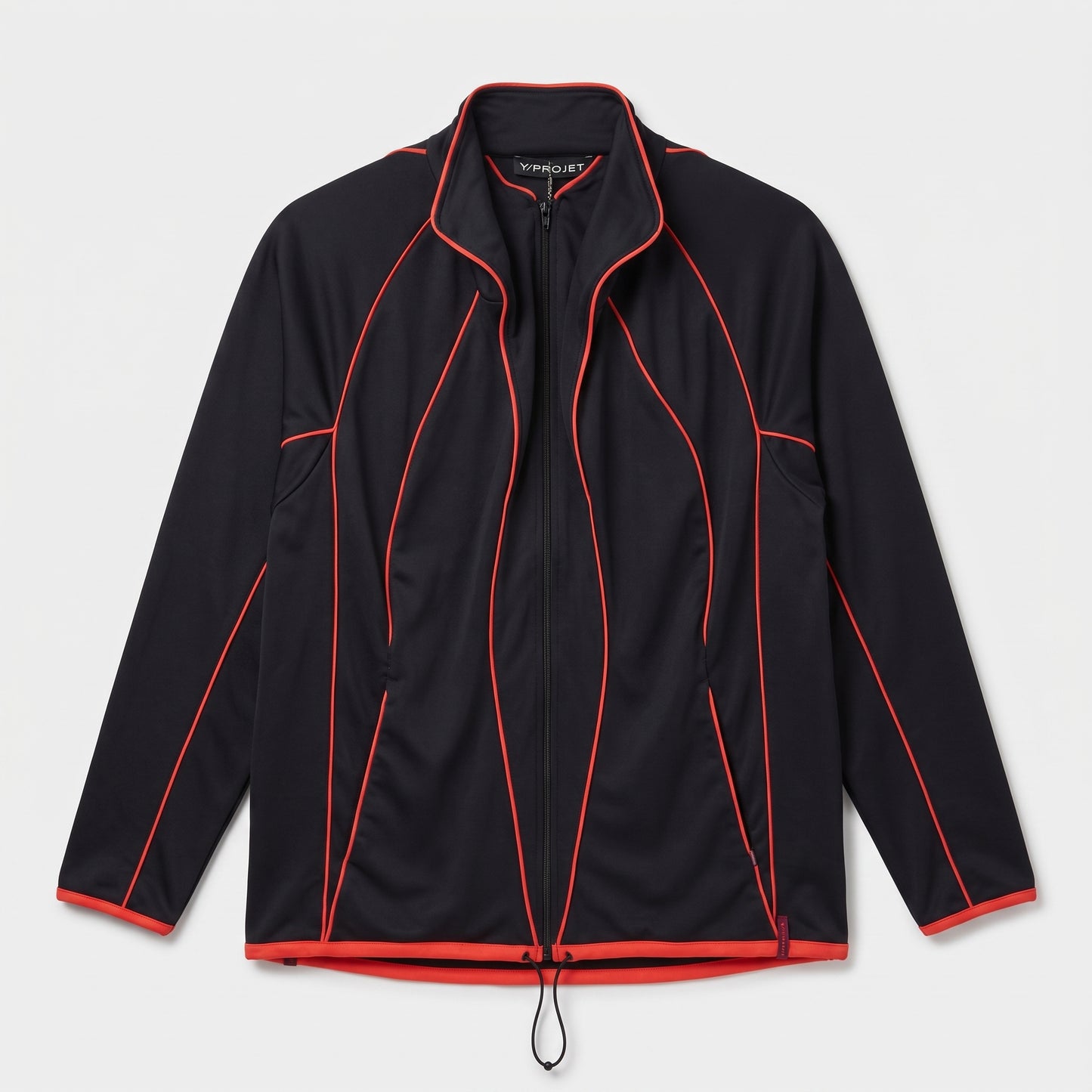 Piped Zip-Up Track Jacket