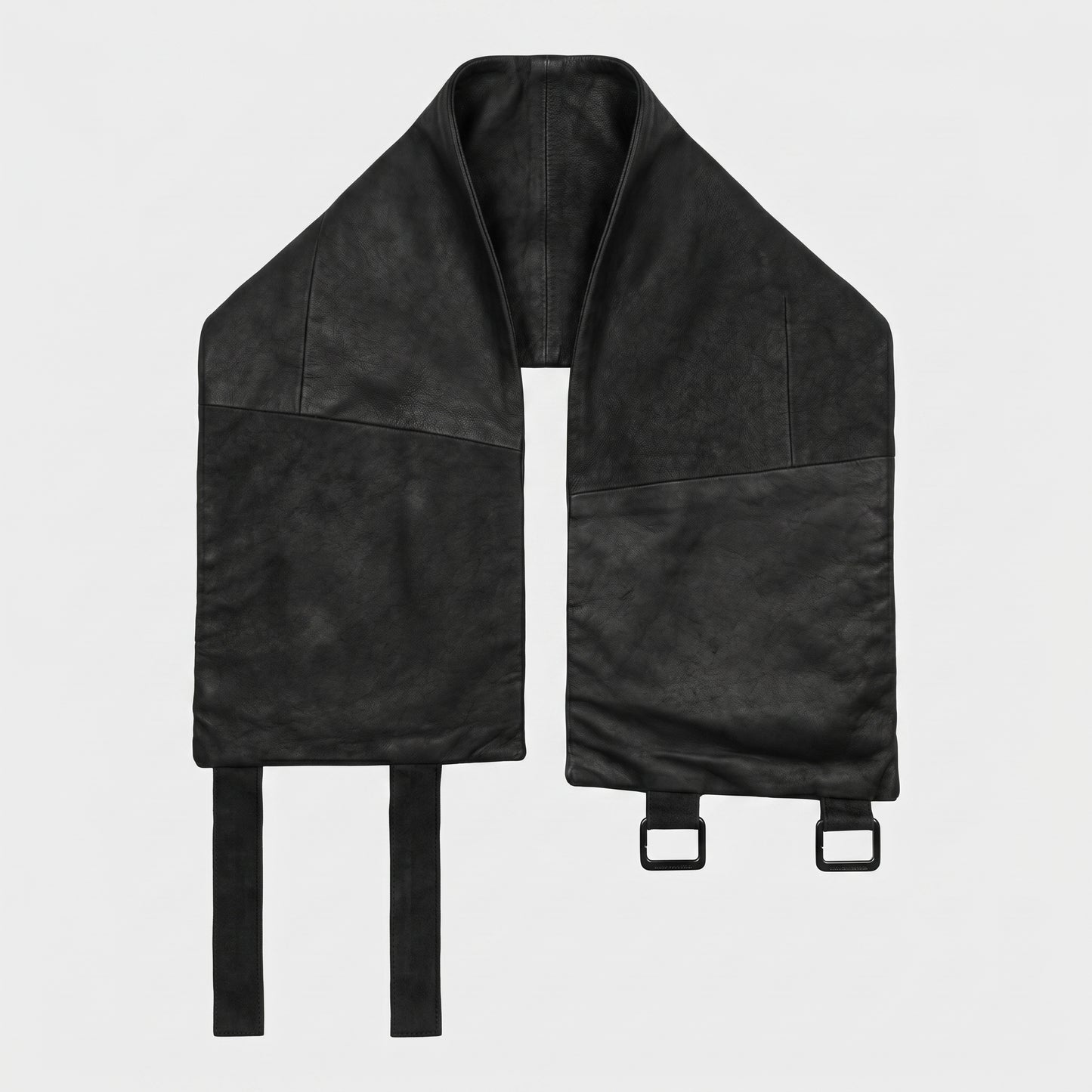 Structured Leather Harness Vest