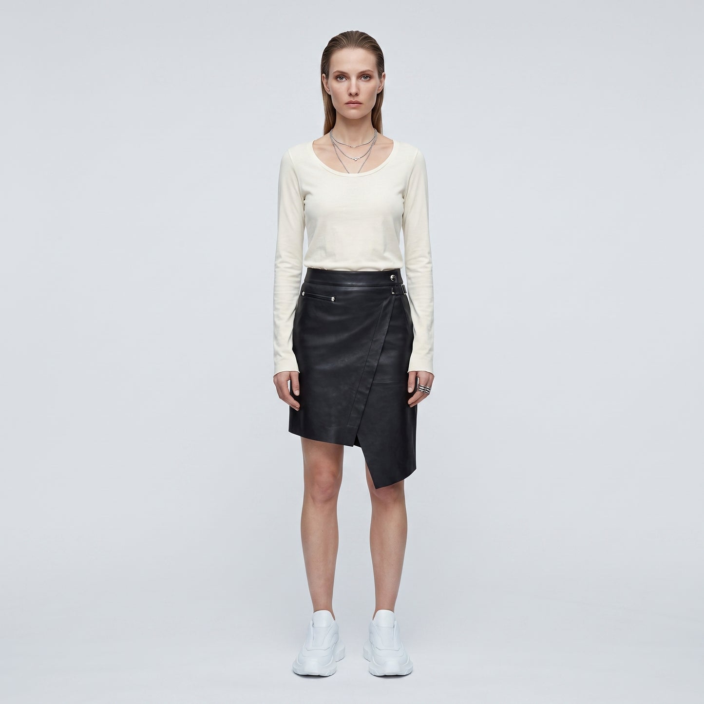 Essential Cream Long Sleeve Top