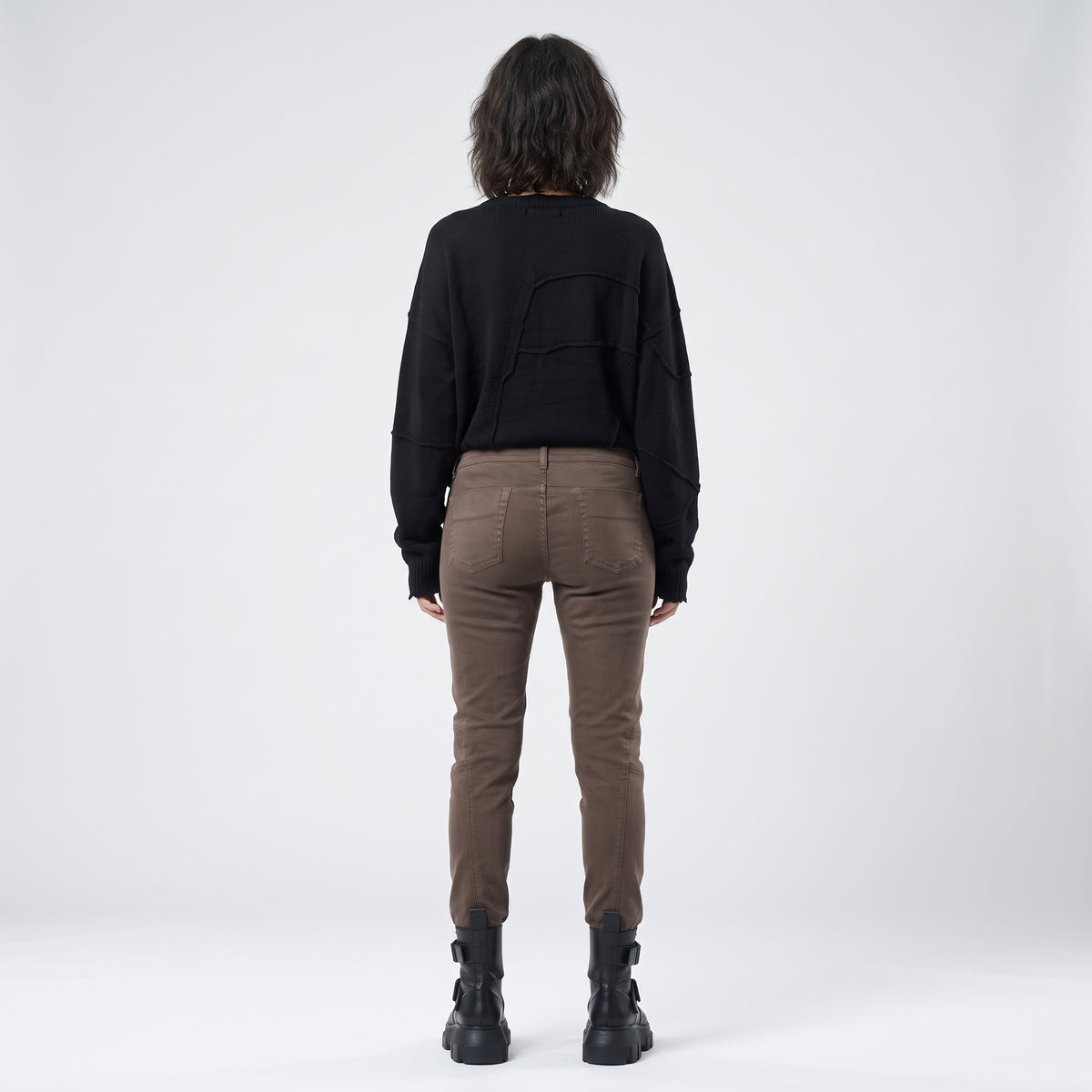 Slim Fit Coated Trousers