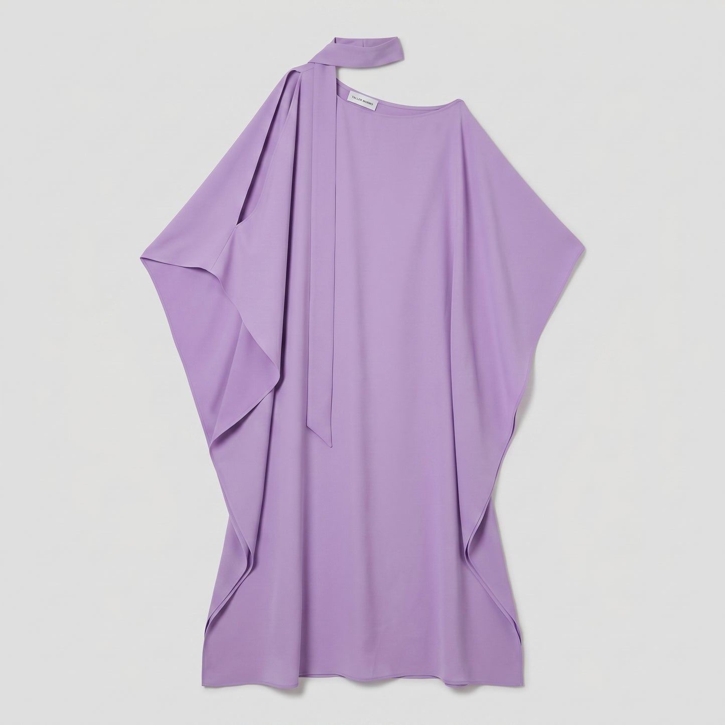Asymmetric Draped Kaftan Dress