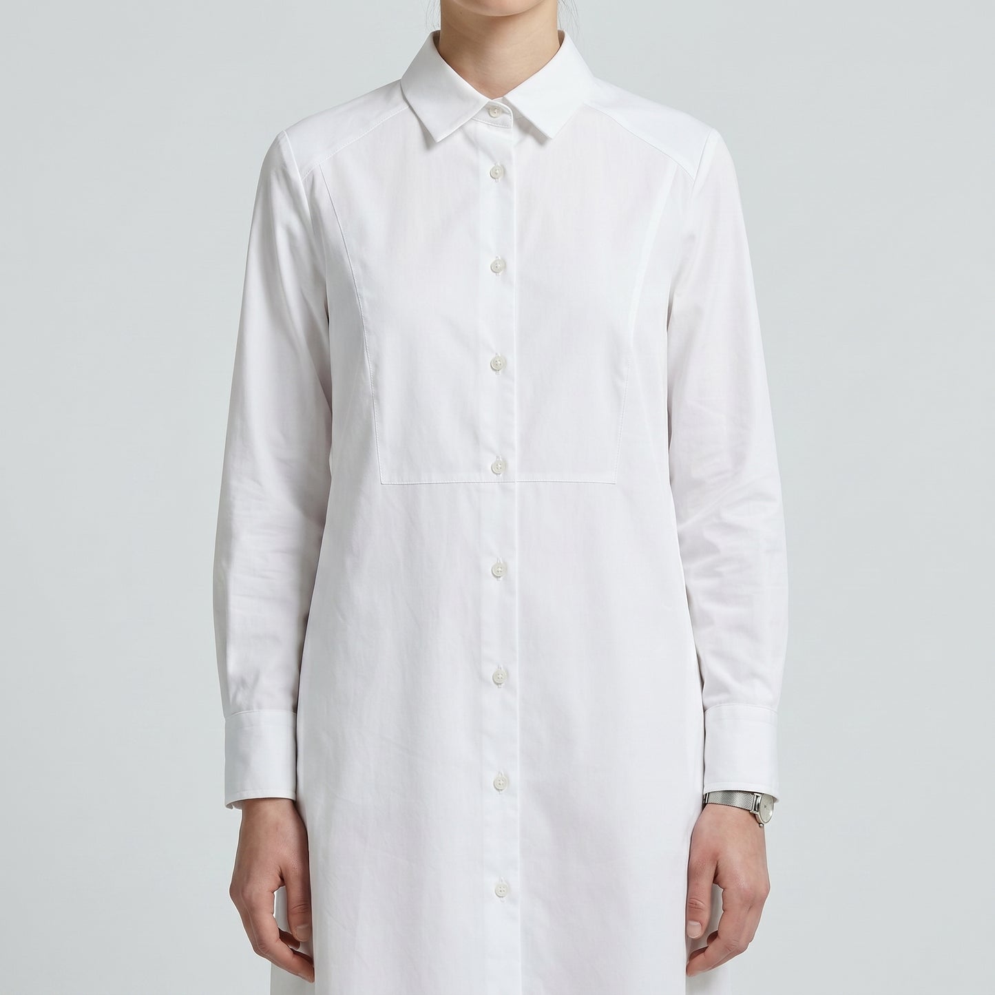 Essential Crisp White Shirtdress