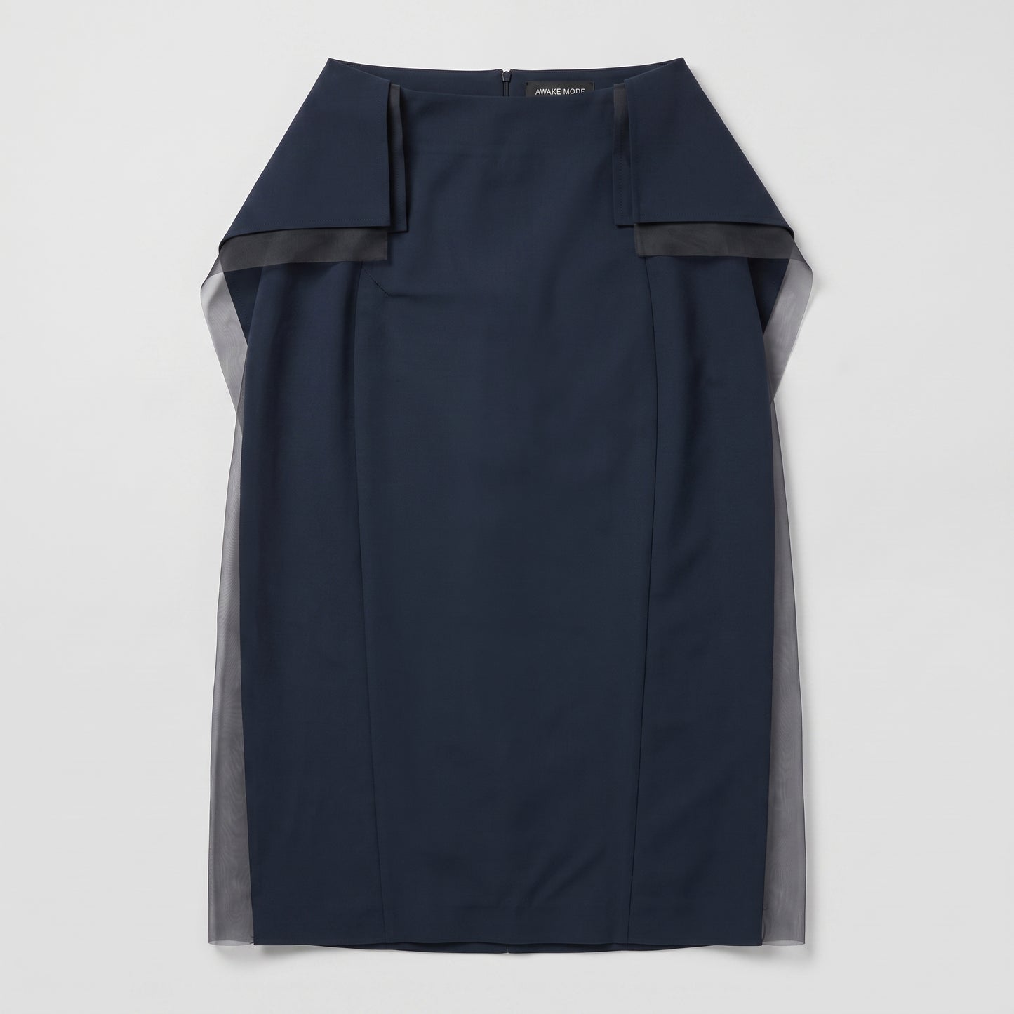 Structured Layered Navy Skirt