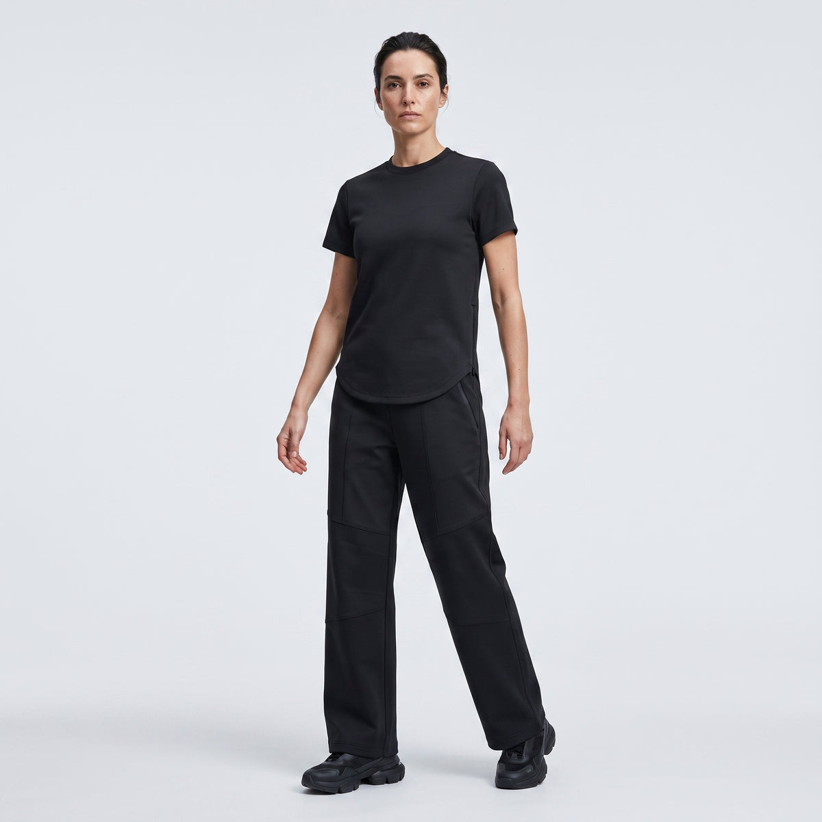 Modern Technical Crewneck T-Shirt
