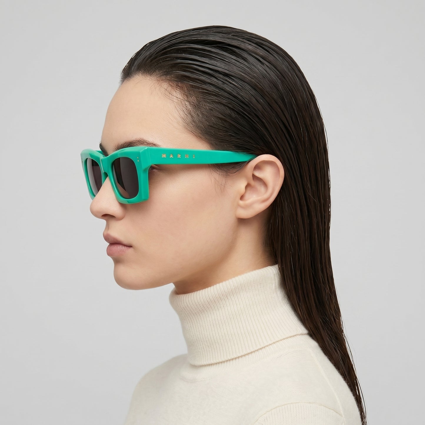 Bold Green Chunky Sunglasses