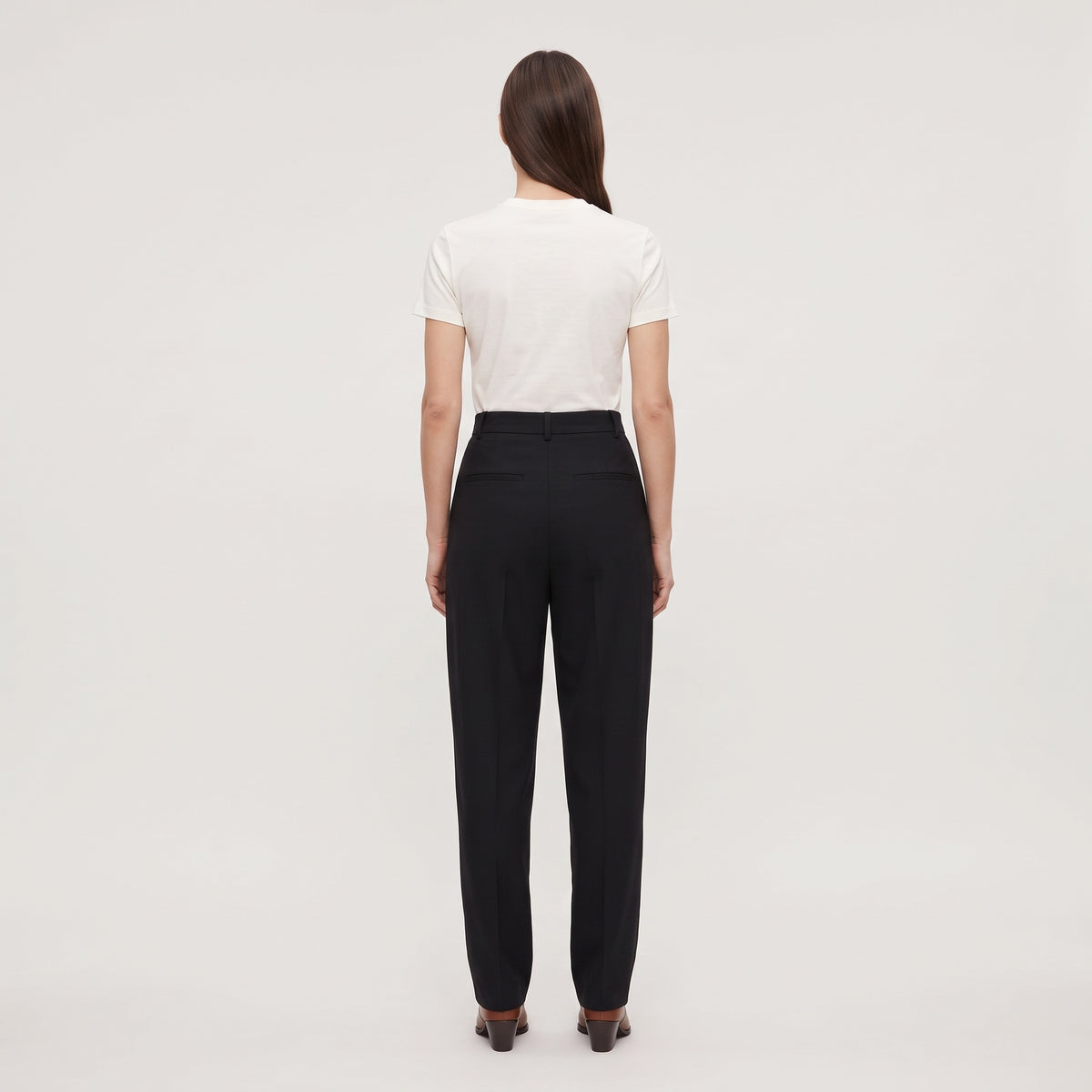 Minimalist Embroidered White Tee