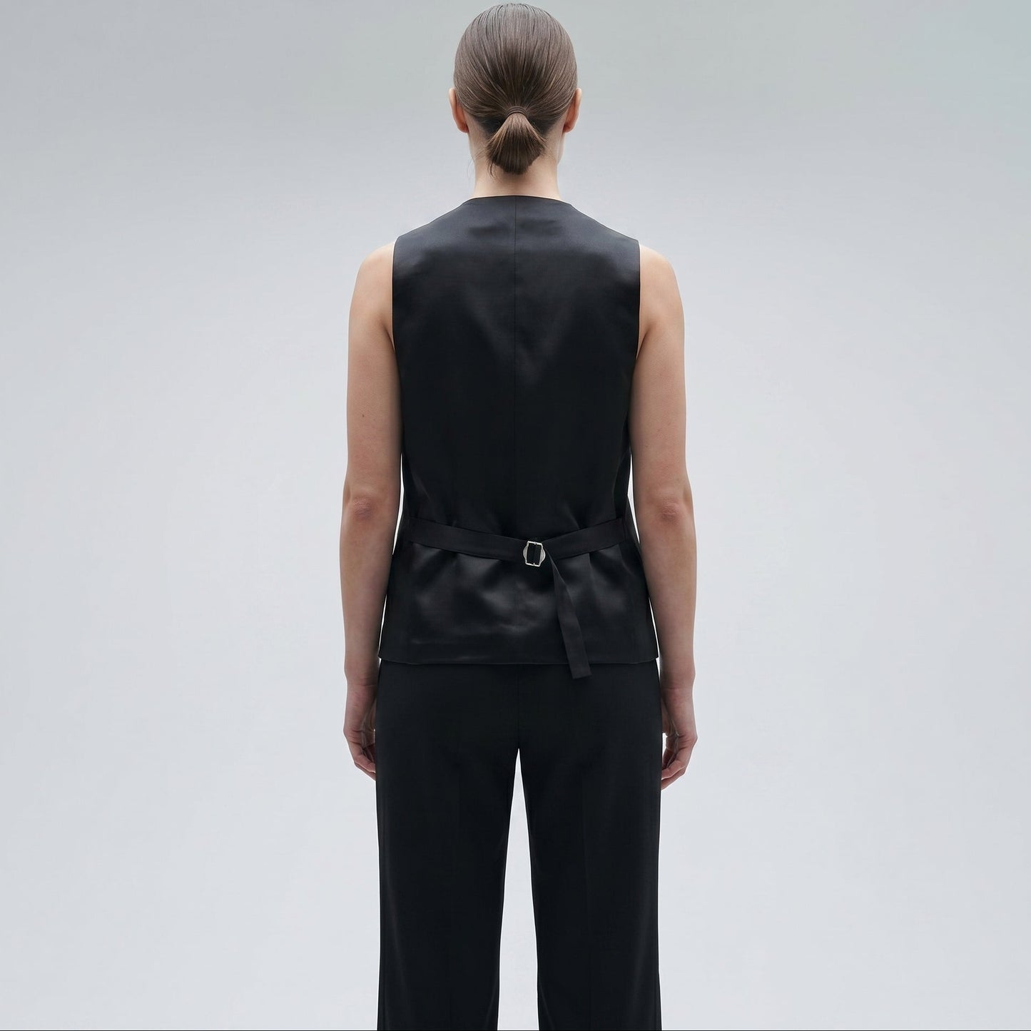 Asymmetric Tailored Layered Vest
