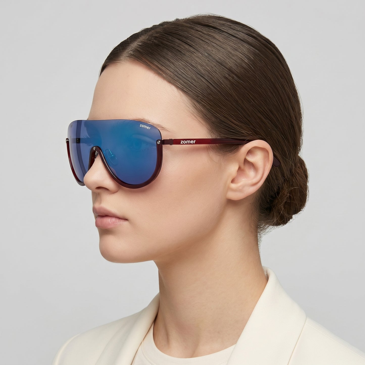 Oversized Shield Visor Sunglasses