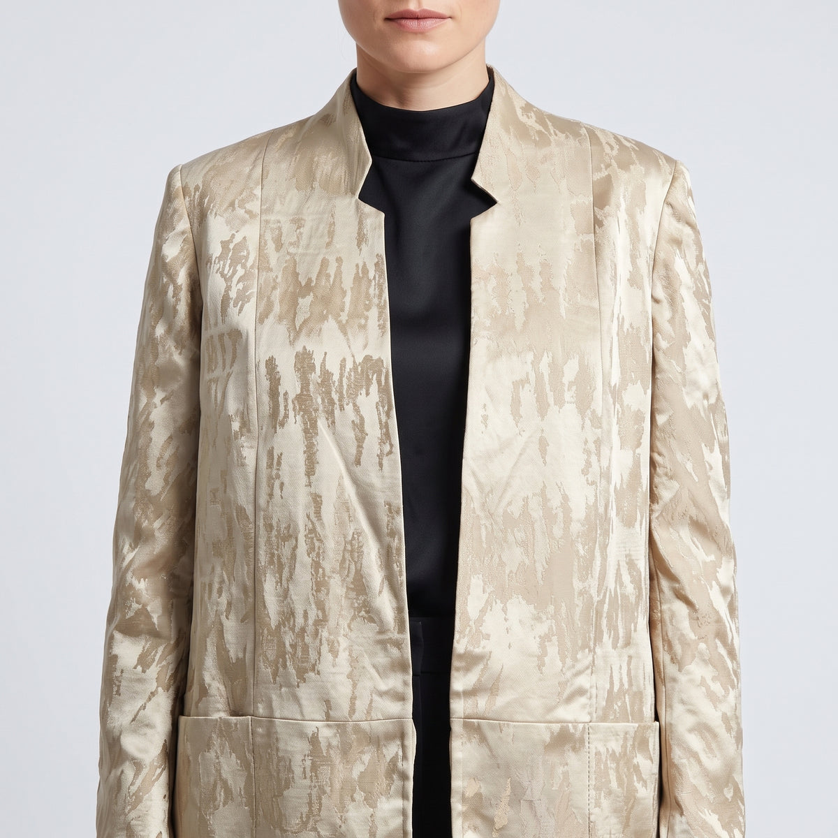 Abstract Print Tailored Jacket