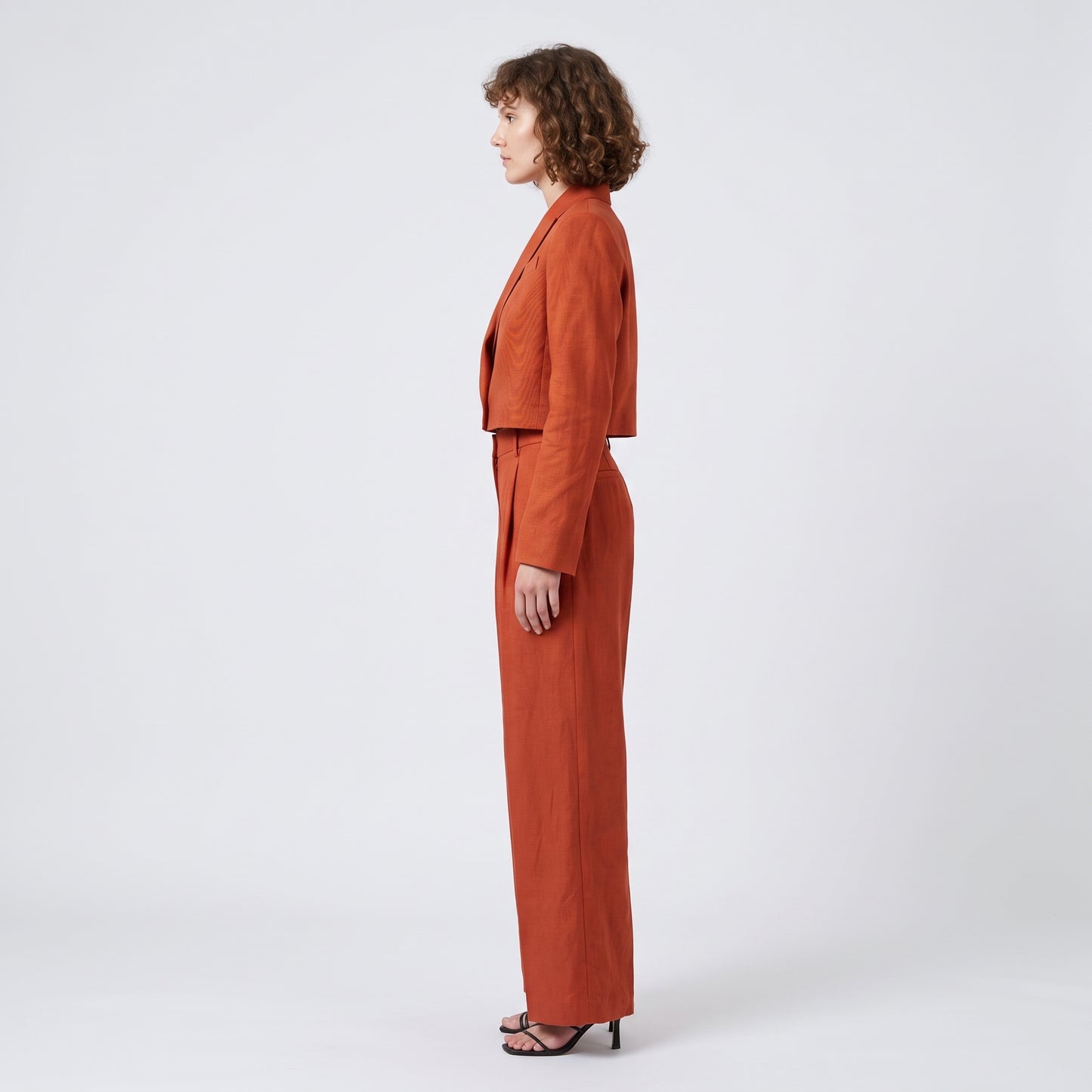 Tailored Cropped Blazer Jacket