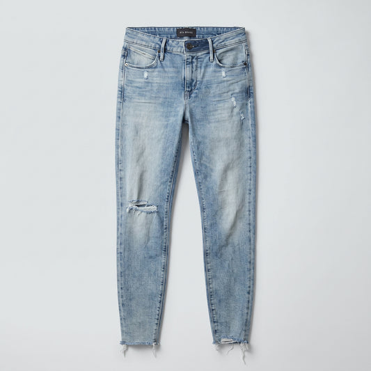 Distressed Light Wash Skinny Jeans