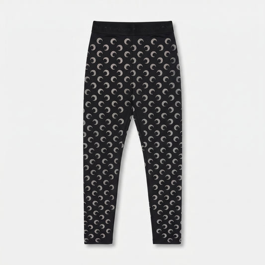 Moon Print Stretch Leggings