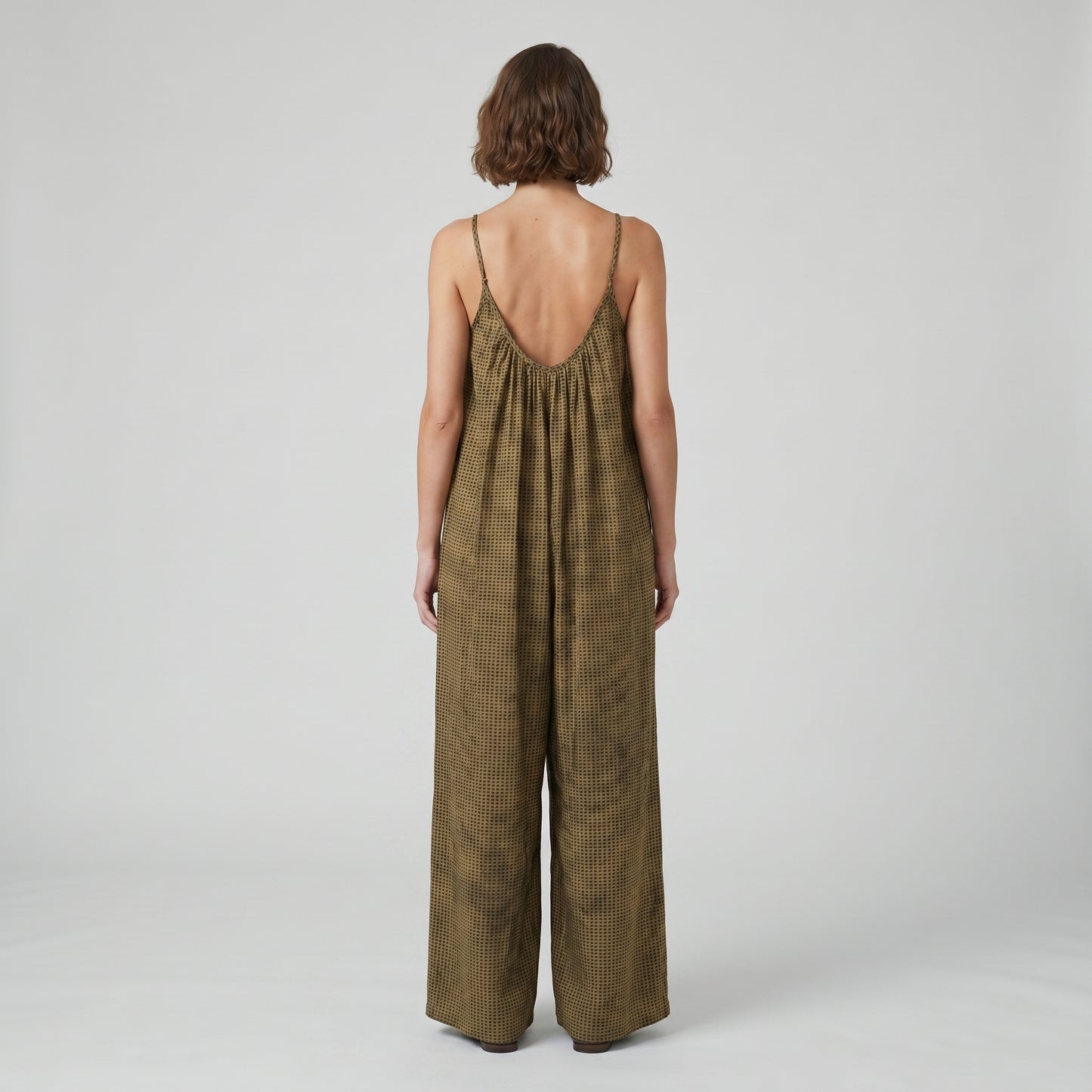Printed Wide Leg Jumpsuit