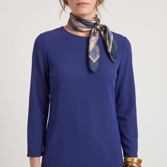 Ribbed Long Sleeve Mini Dress