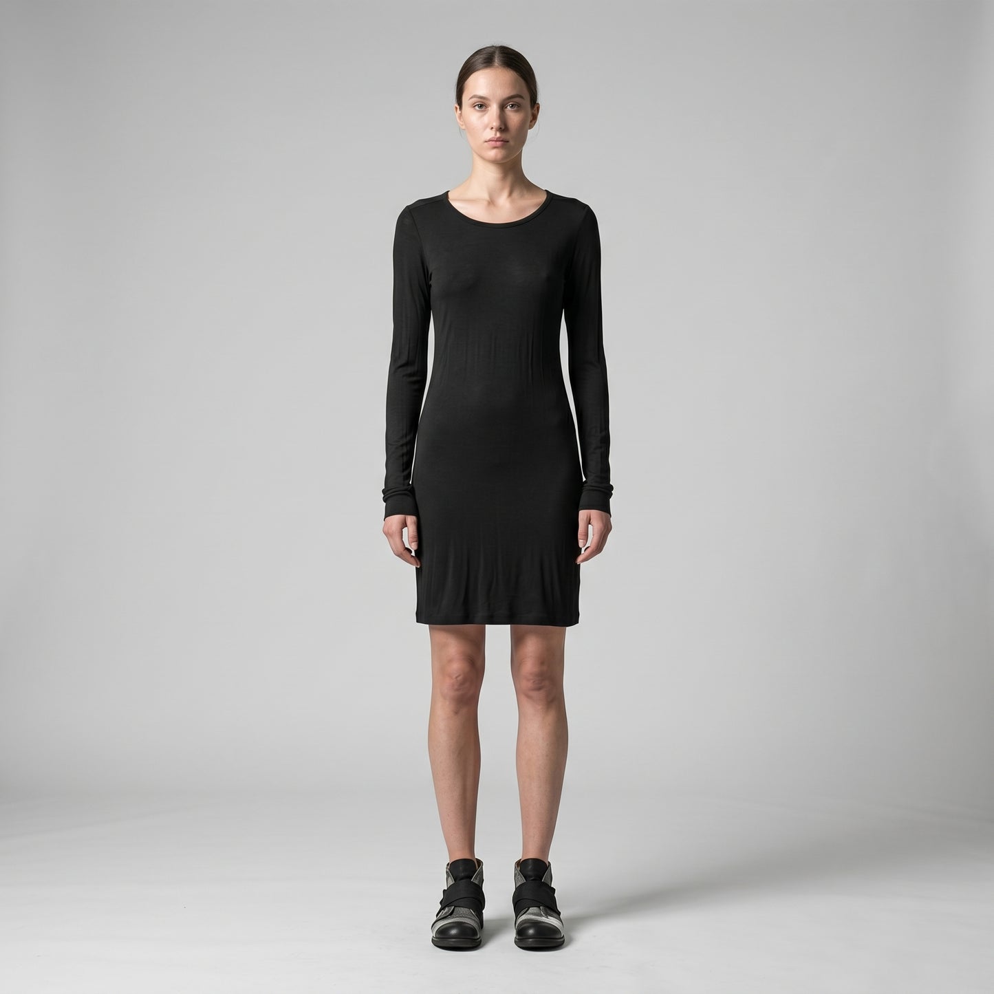 Essential Black Long Sleeve Top