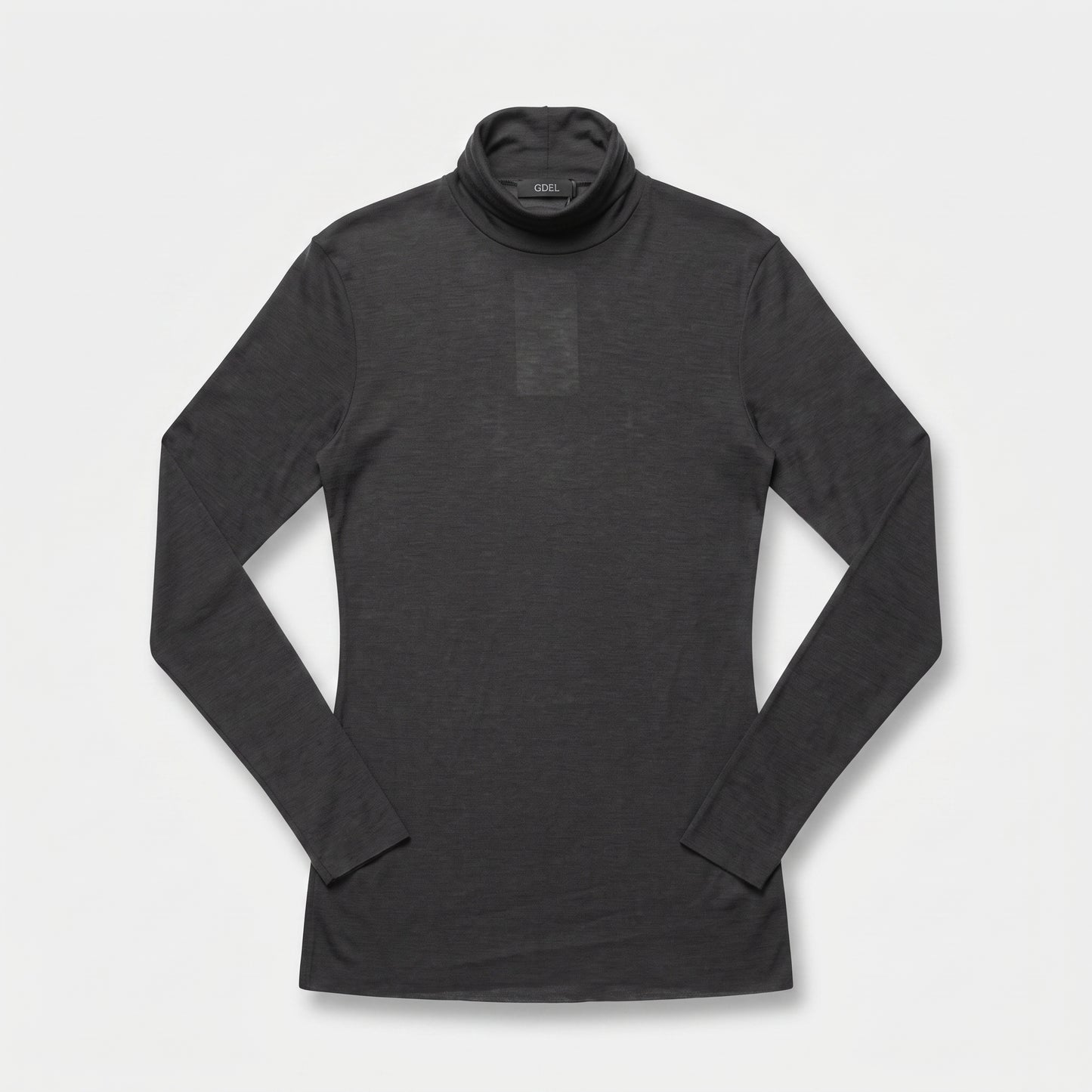 Essential Charcoal Turtleneck Top