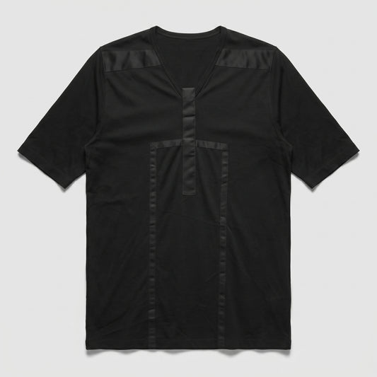 Paneled V-Neck T-Shirt