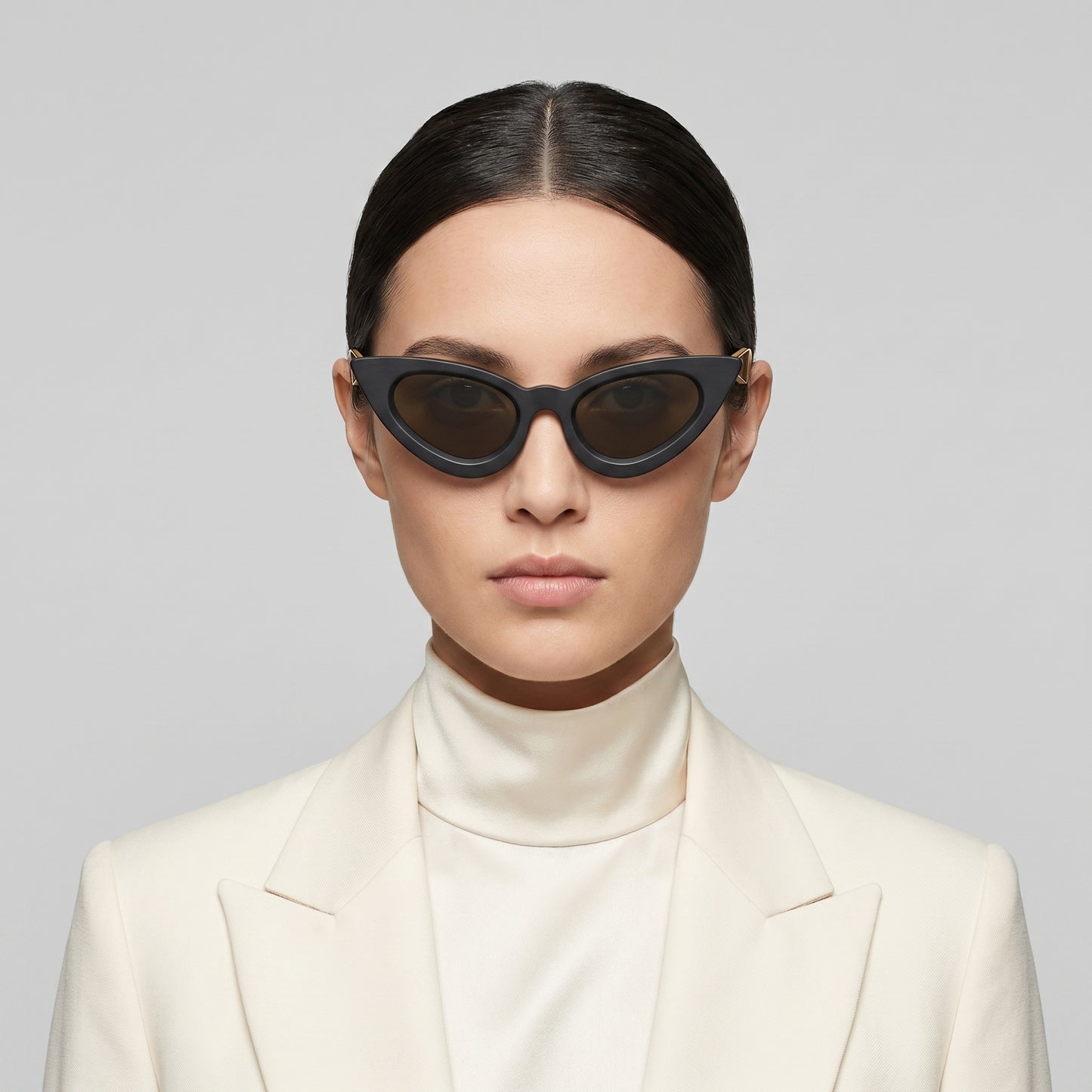 Retro Cat-Eye Tinted Sunglasses